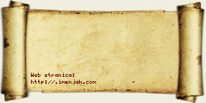 Elma Klincov vizit kartica